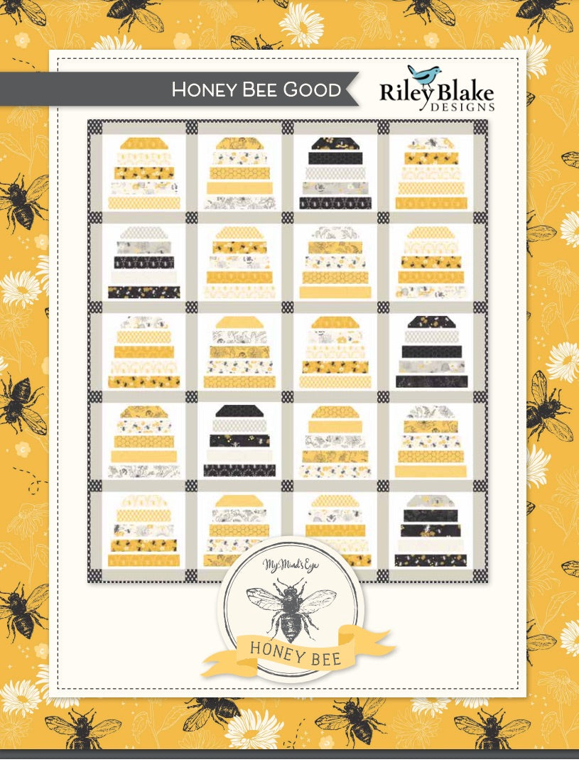 Honey Bee Good Quilt Kit - 66.5" x 77.5"