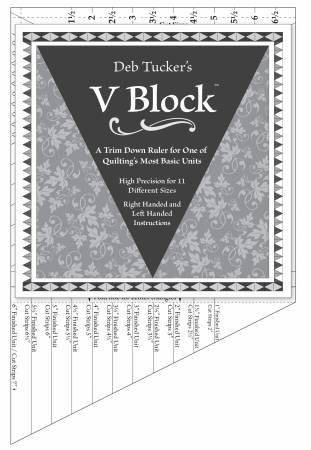 Studio 180 V Block Ruler - Deb Tuckers - UDT11