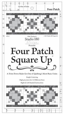 Four Patch Square Up ruler - DT17