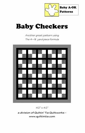Baby A-OK - Baby Checkers pattern - 5 yard patterns - WBAOK05