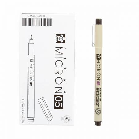 Pigma Micron Pen Black .45mm Size 05 - XSDK0549