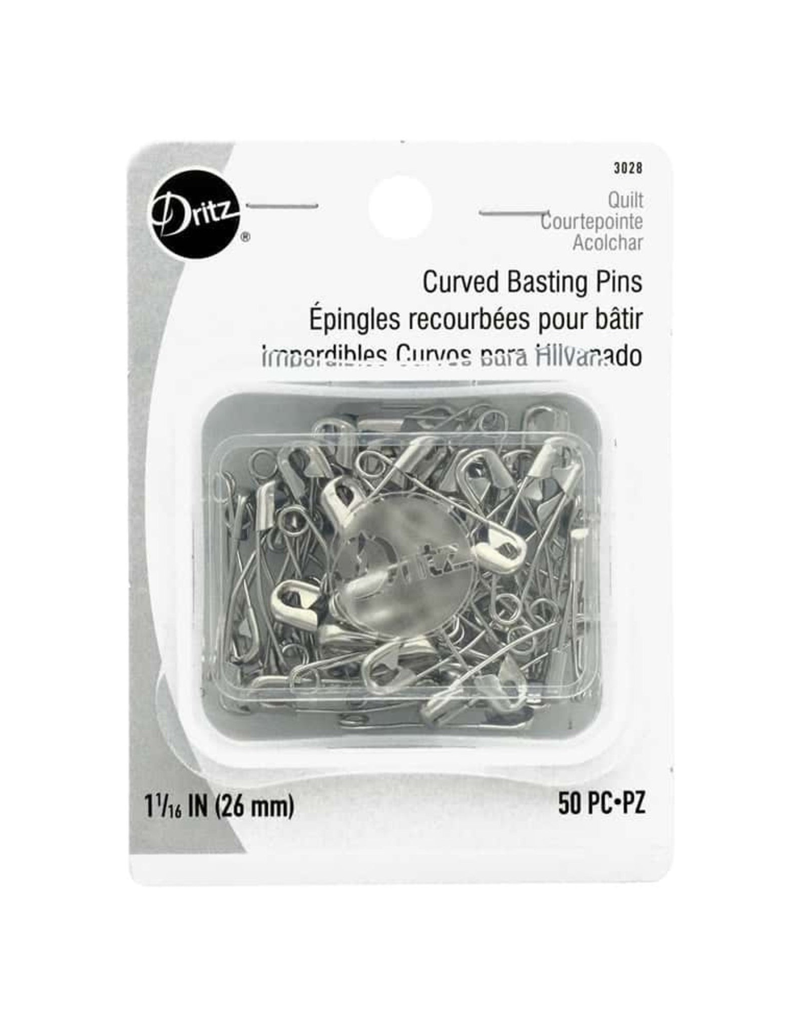 Quilter's Curved Safety Pins - 100pk : Sewing Parts Online
