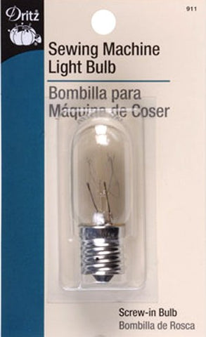 Sewing Machine Light Bulb - (Screw in Style) - 15 Watt - DZ911