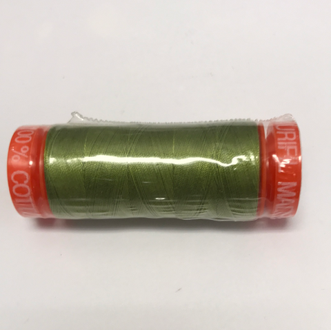 Aurifil Thread - 5016 - Olive Green - 50wt - Small Spool