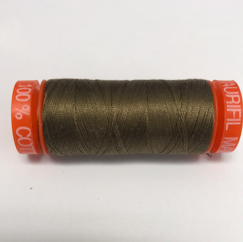 Aurifil Thread - 1318 - Dark Sandstone - 50wt - Small Spool