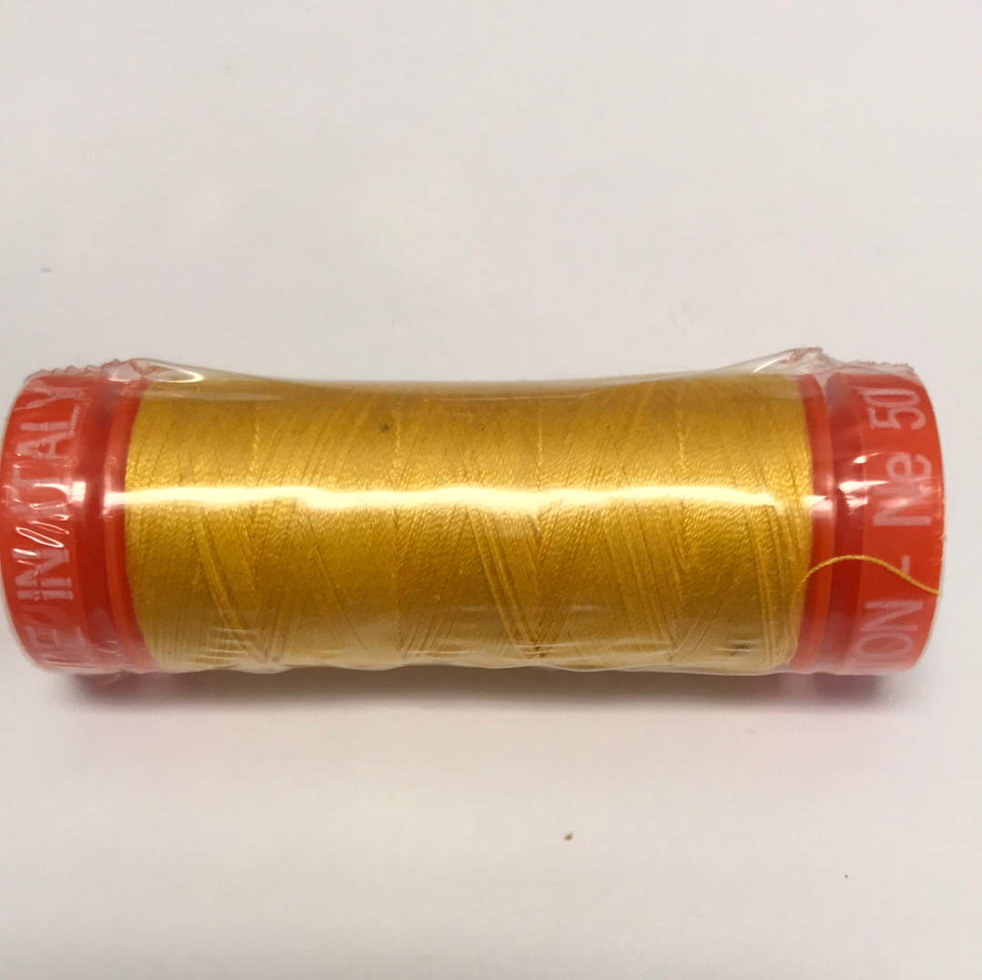 Aurifil Thread - 2135 - Yellow - 50wt - Small Spool