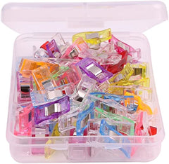 Wonder Clips 50 Misc Colors in Plastic Box