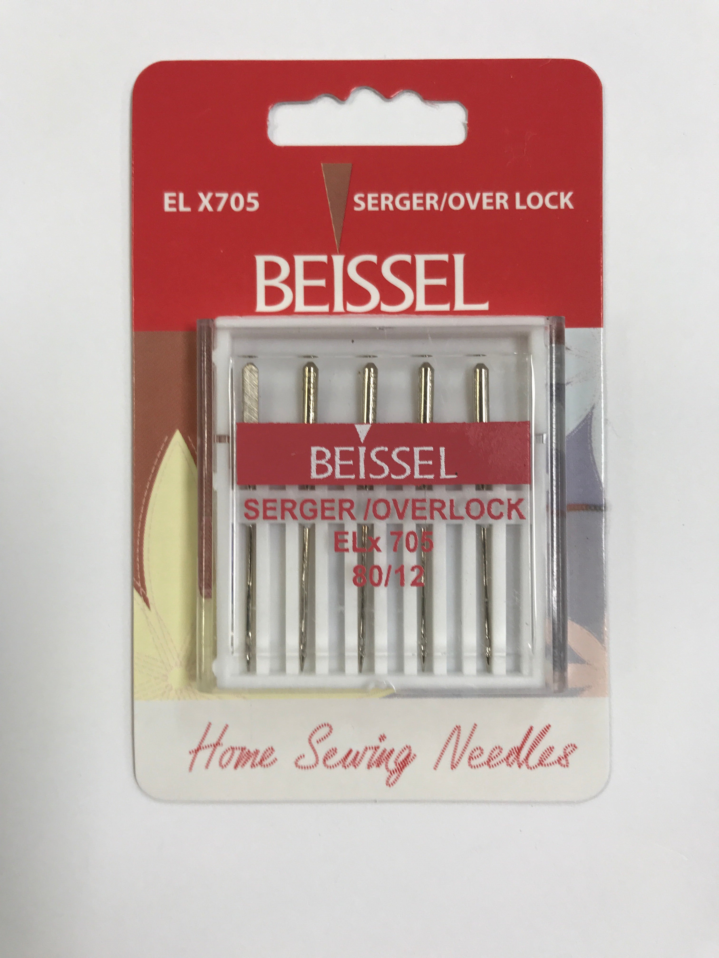 Beissel Serger Over Lock Needles 80/12 - 5 pack - ELx705