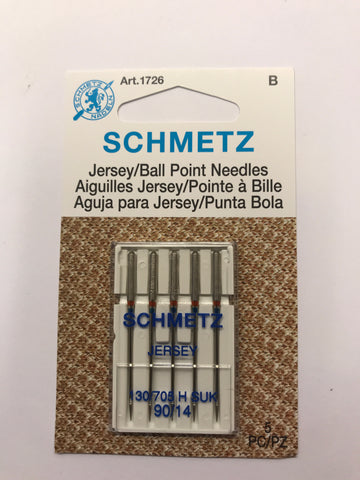 Schmetz Jersey Ball Point Needles - 90/14 - 1726