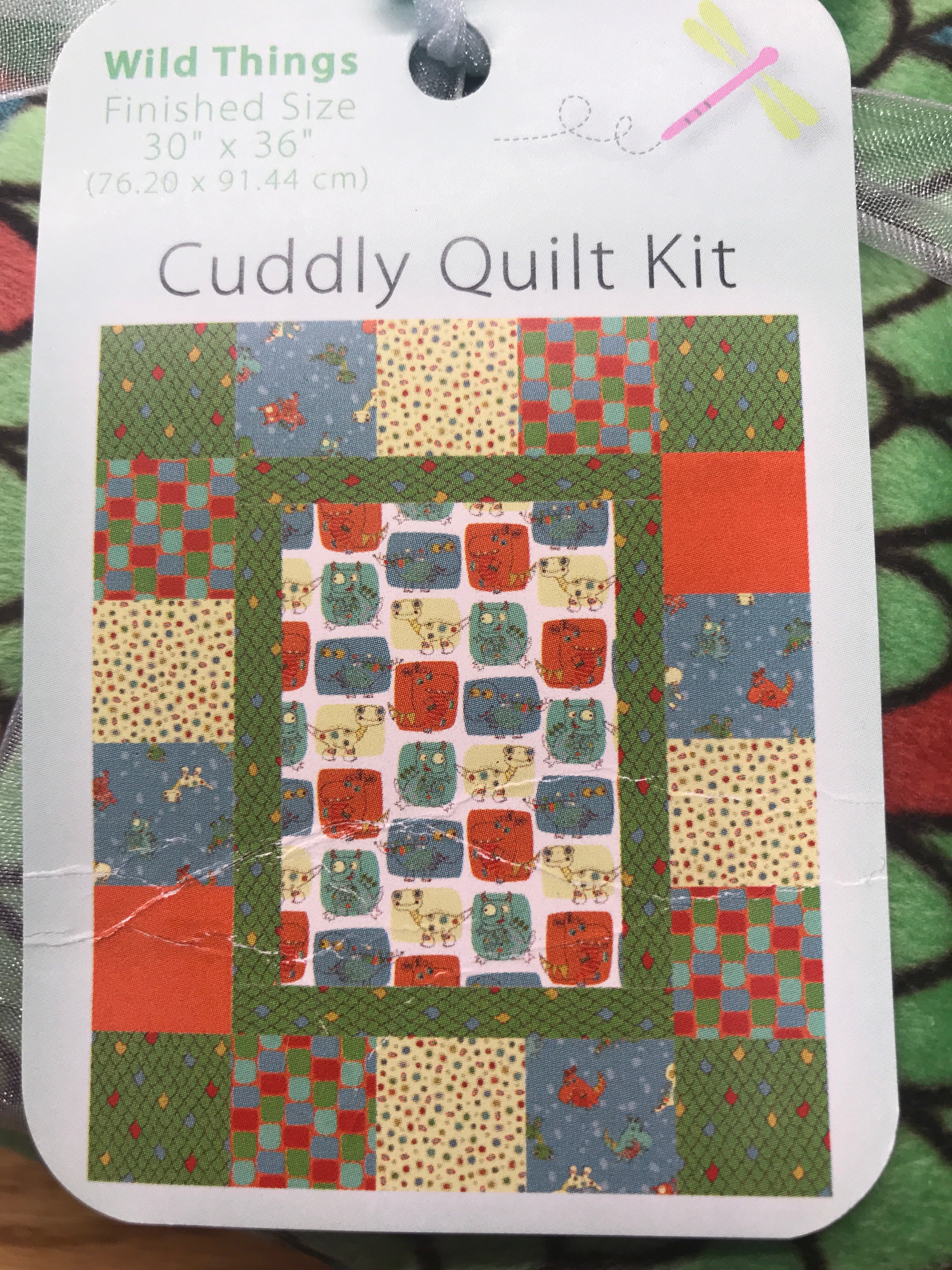 Cuddly Quilt Kit - Wild Things - 9420004 - 30" x 36"