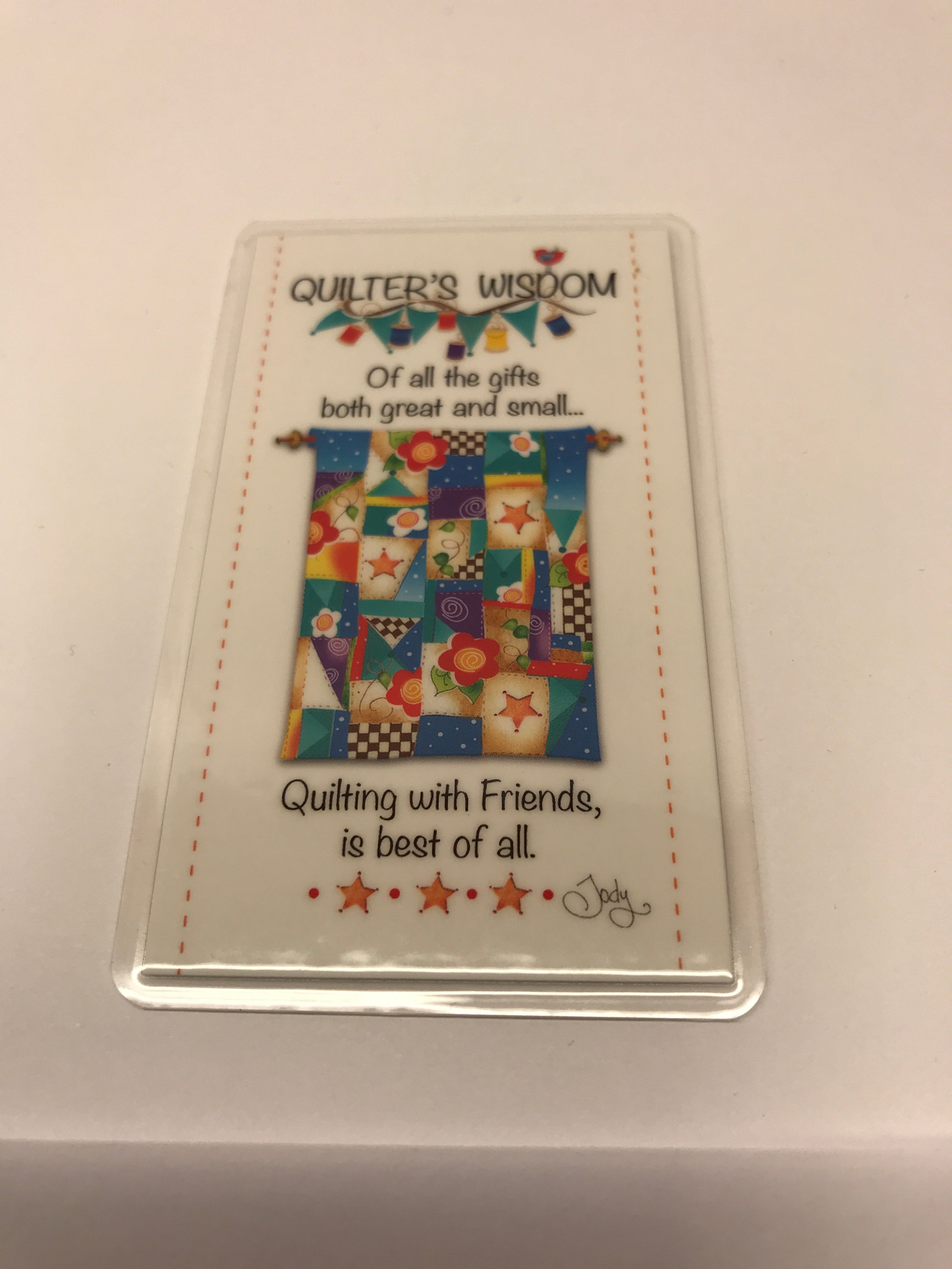 Quilter's Wisdom magnet - JHDM25