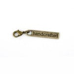 Zipper Pull "handcrafted" - Antique Brass - EBPULL-2AB