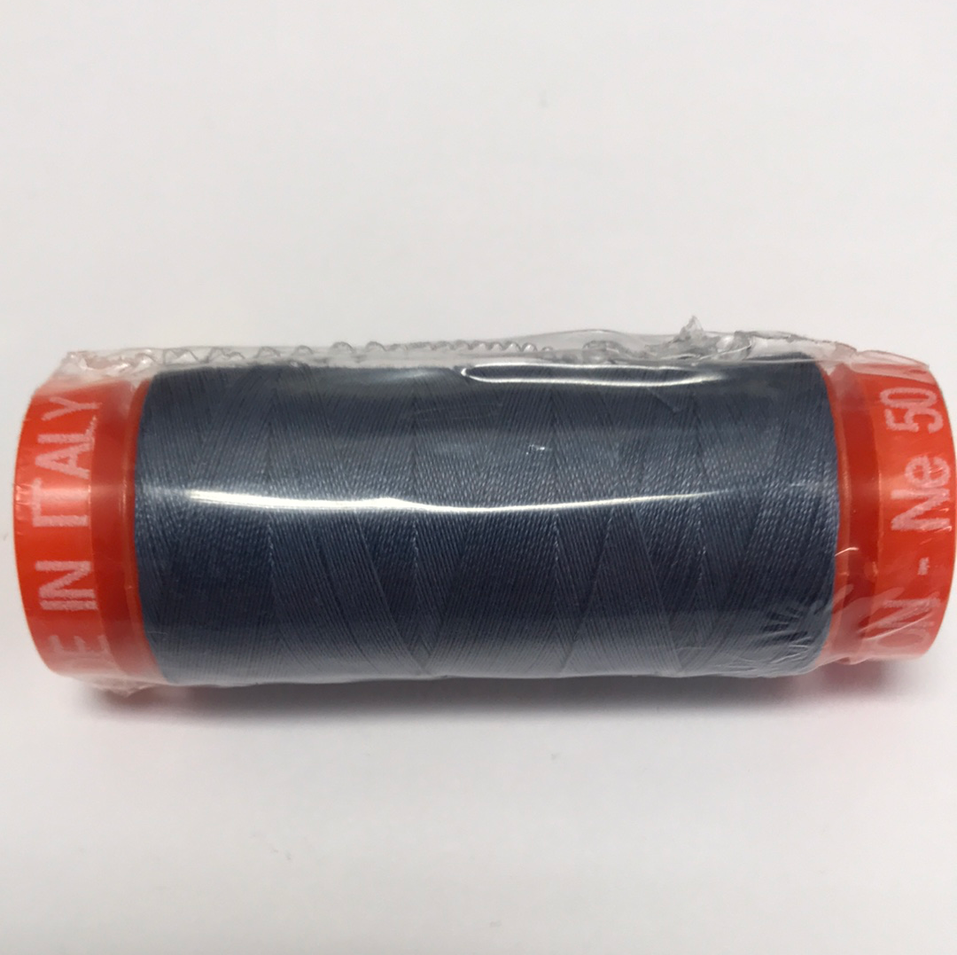 Aurifil Thread - 1248 - Dark Grey Blue - 50wt - Small Spool