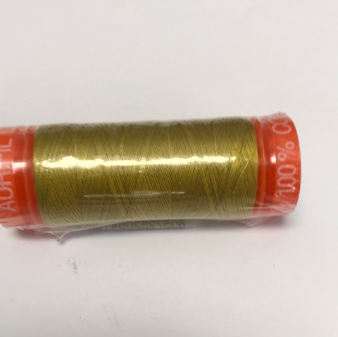 Aurifil Thread - 5022 - Mustard - 50wt - Small Spool