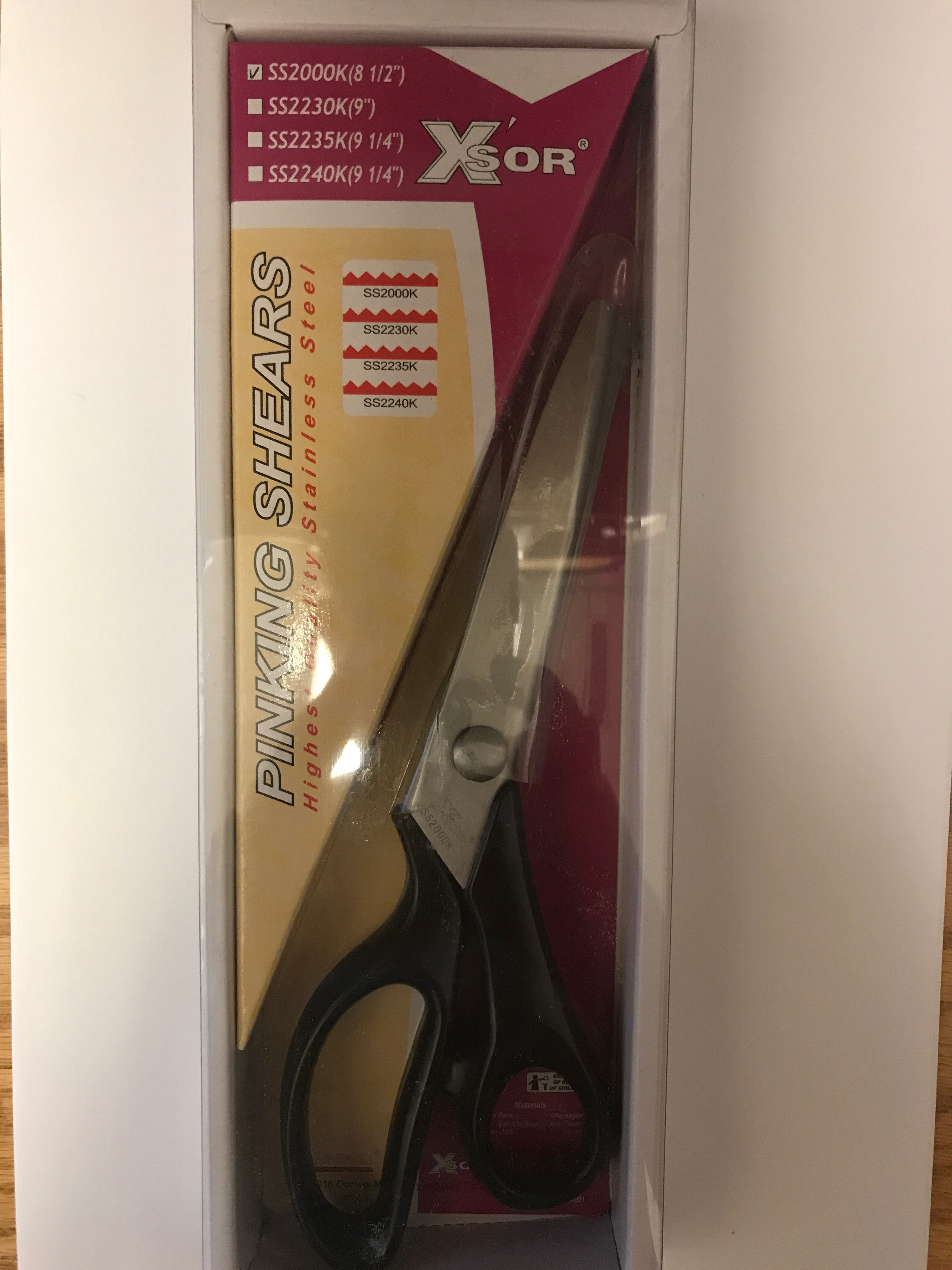 X'sor Pinking Shears - 8.5" - SS2000K