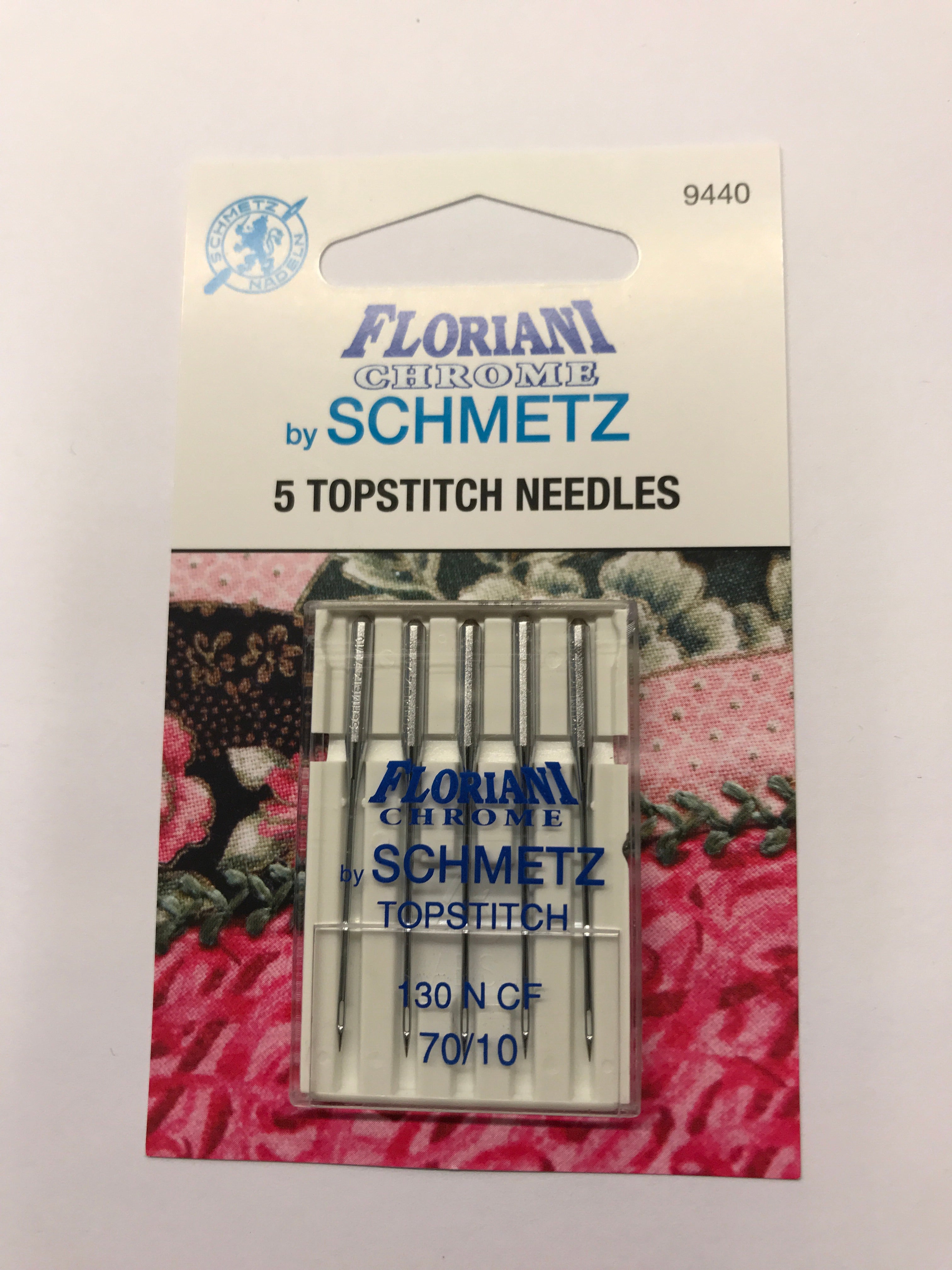 Schmetz Floriani Chrome Top Stitch Needles - 70/10 - 9440