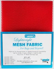Lightweight Mesh Fabric - Atom Red - SUP209 - 18" X 54"