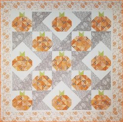 Turning Up Pumpkins Pattern - 74" x 74" - SOTG031