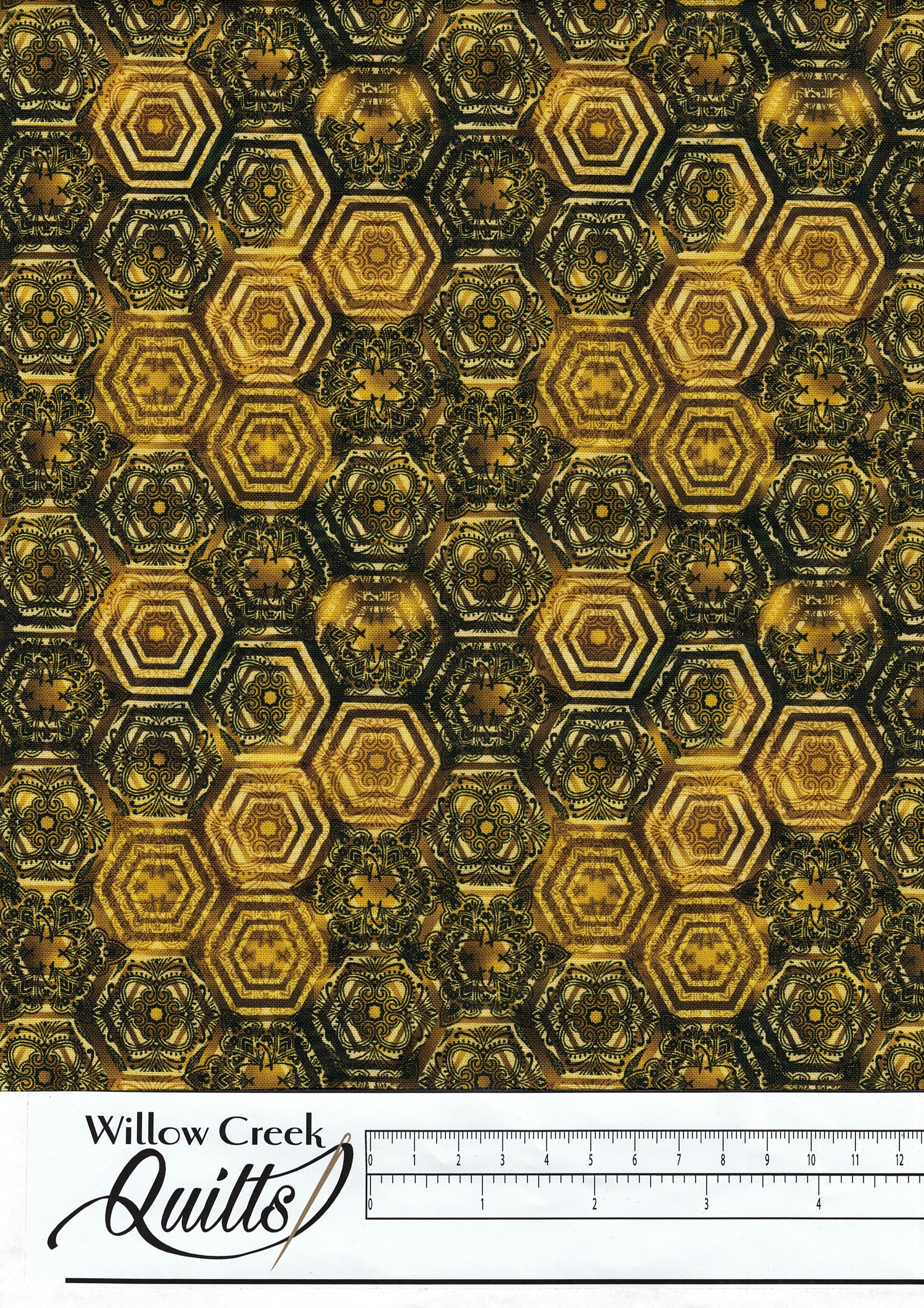 Queen Bee Gold Queen Bee Honeycomb Black - CD1352