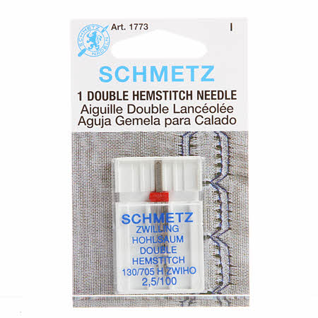 Schmetz Hemstitch Double Needle with Wing - 1773