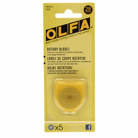 Olfa Rotary Blade refill - 28 mm - RB28-5 - 5 Pack