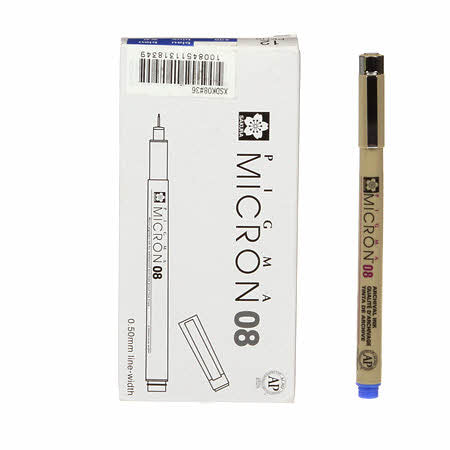 Pigma Micron Pen 08 - 0.50mm - Blue - XSDK08-36
