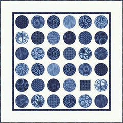 Square Peg Round Hole pattern - 70" x 70" - CCQD 162