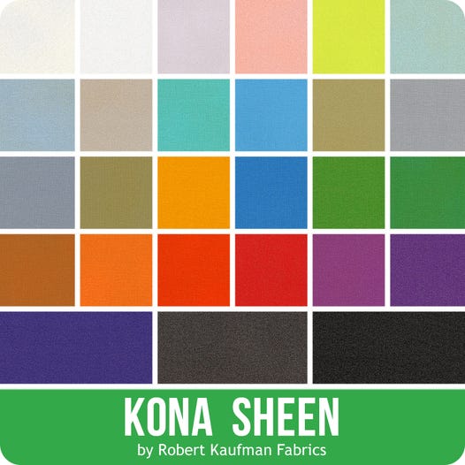 Kona Sheen Half Metre Bundle of 27