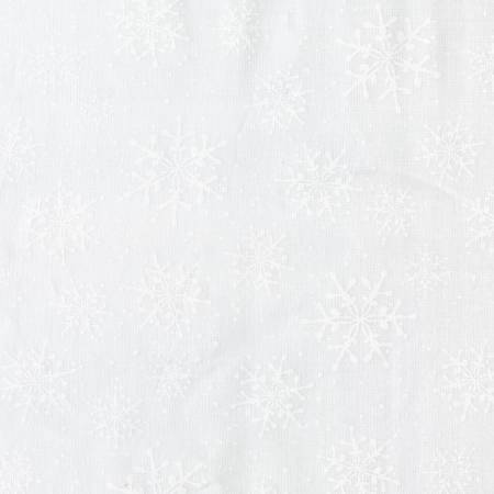 Solitaire Whites - Ultra White on White SnowFlakes - 16007-UW